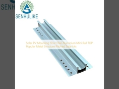 Solar PV Mounting Short Rail Aluminium Mini Rail TOP Popular Metal Structure Pitched Solar kits