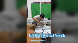 Assembling Solar Streetlights