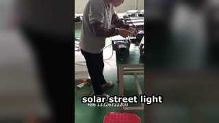 Solar streetlights are in urgent production